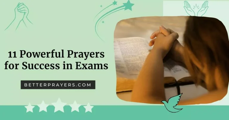 11 Powerful Prayers for Success in Exams
