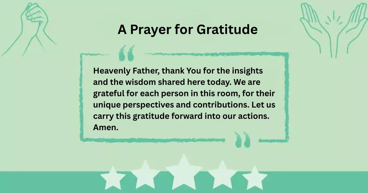 A Prayer for Gratitude