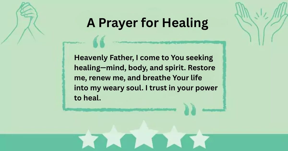 A Prayer for Healing