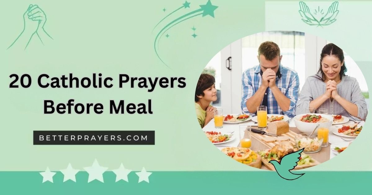 Catholic Prayers Before Meal