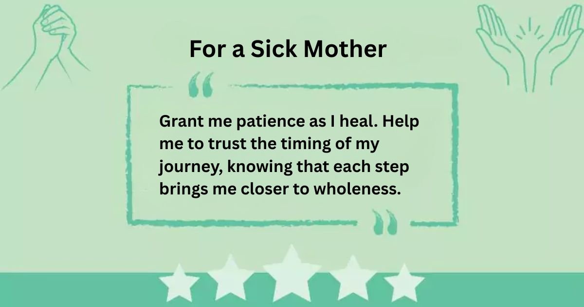 For a Sick Mother