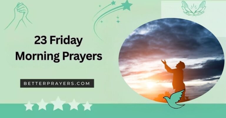 Friday Morning Prayers
