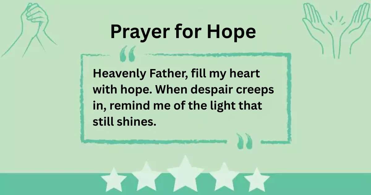 Prayer for Hope