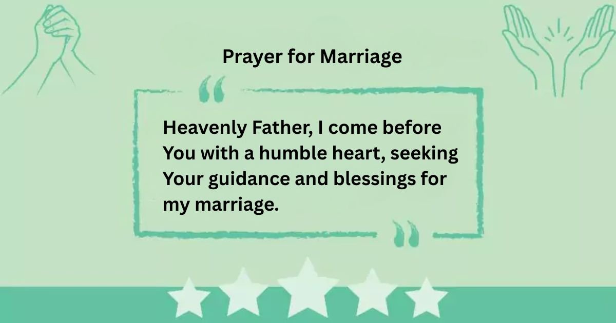 Prayer for Marriage