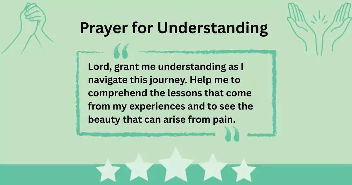 Prayer for Understanding