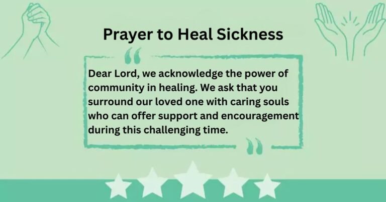 22 Prayers for Healing Sick Family and Friends