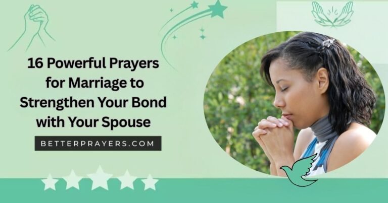 Prayers for Marriage
