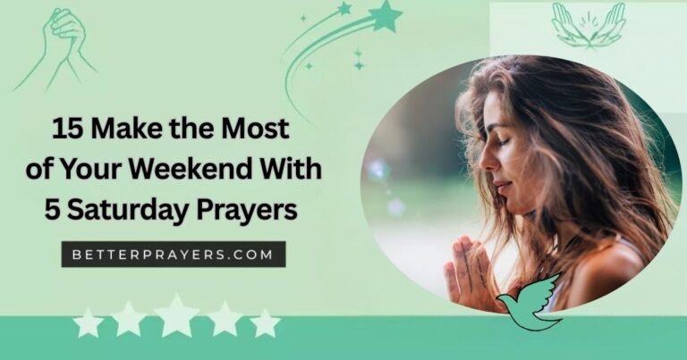 Saturday Prayers