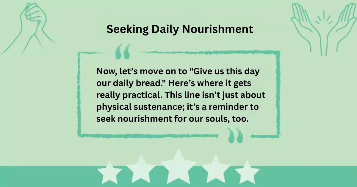  Seeking Daily Nourishment