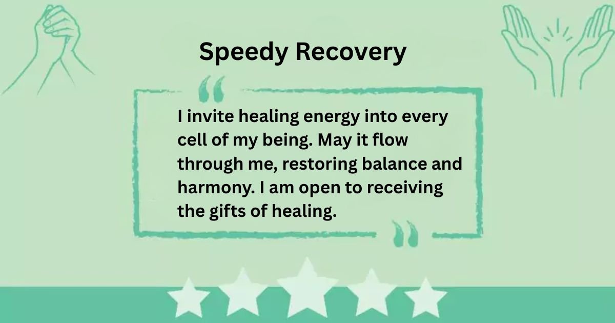 Speedy Recovery