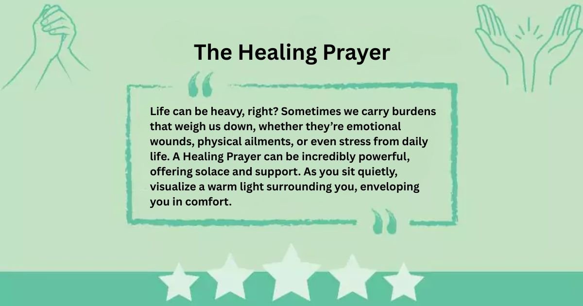 The Healing Prayer