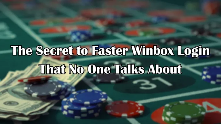 The Secret to Faster Winbox Login That No One Talks About