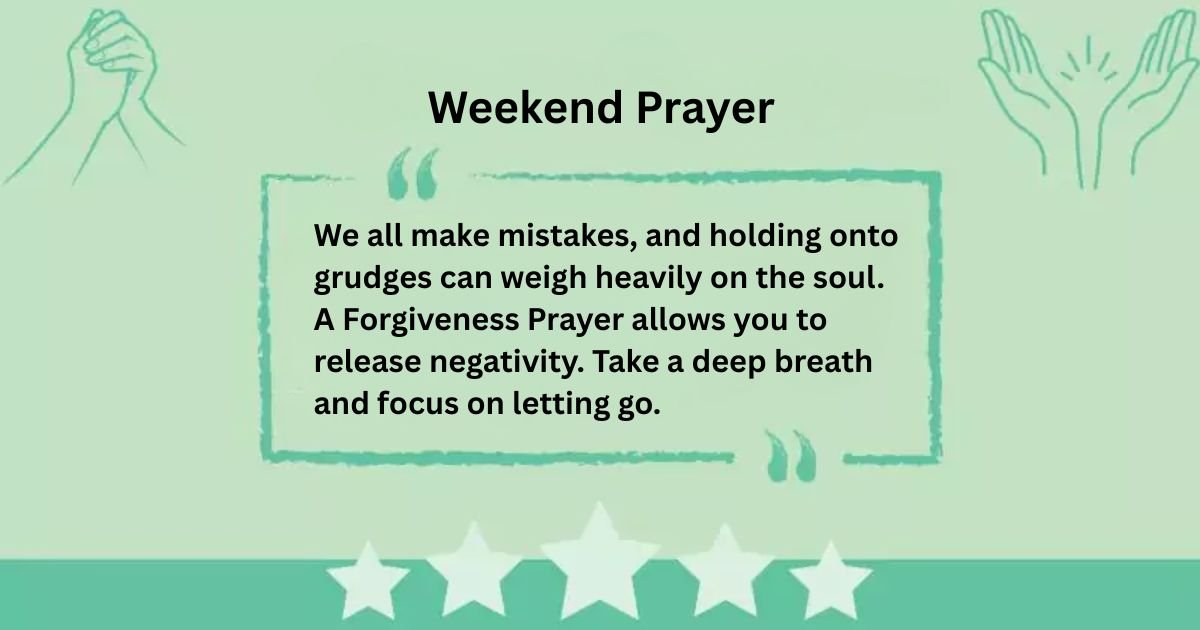 Weekend Prayer