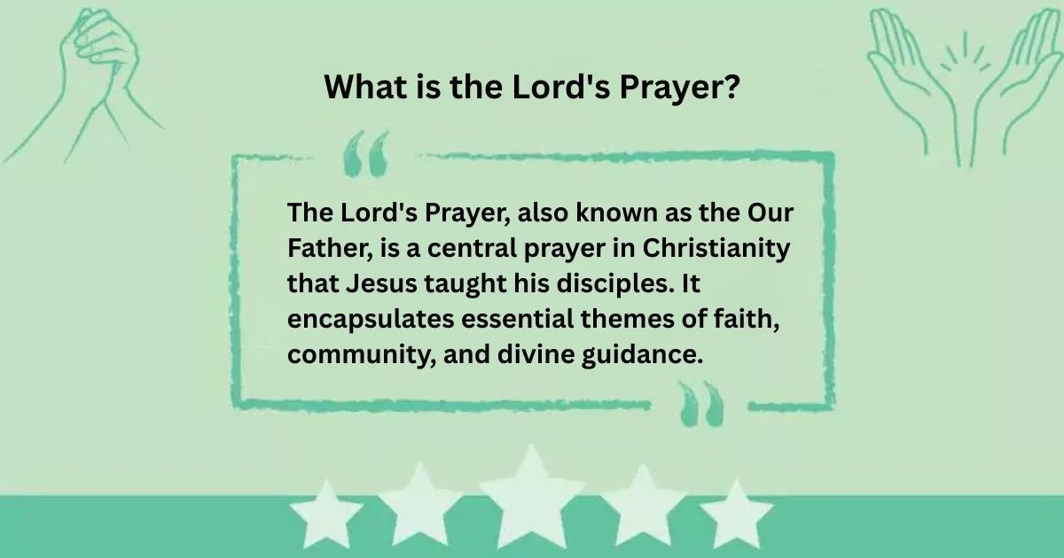 What is the Lord's Prayer